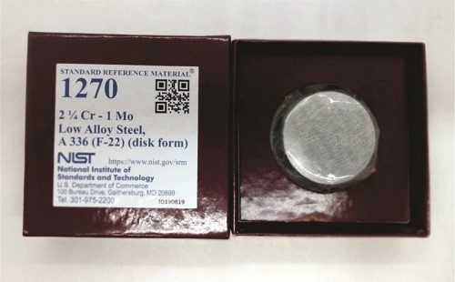 SRM 1270 La鋼，Cr-Mo(A 336)(F-22)標(biāo)準(zhǔn)品